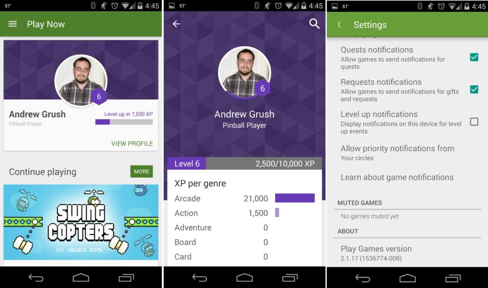 Material Design updates rolling out for Google Wallet and Play Games