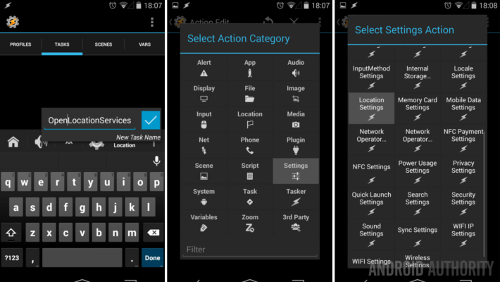 Tasker Location GPS Location Settings