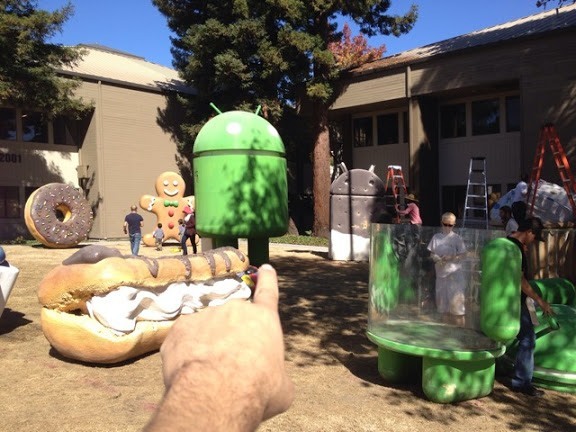 android-statue-work