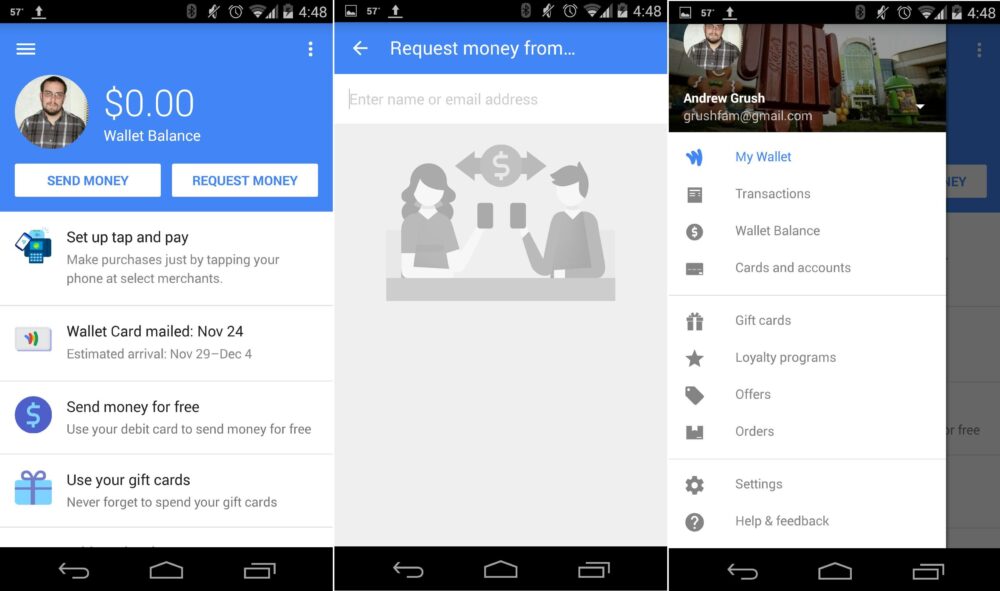 Material Design updates rolling out for Google Wallet and Play Games