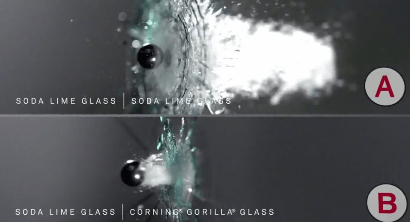 Corning Gorilla Glass Windshield Impact