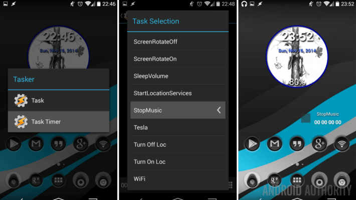 Tasker Task Timer Stop Music