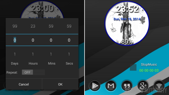 Tasker Task Timer control Stop Music