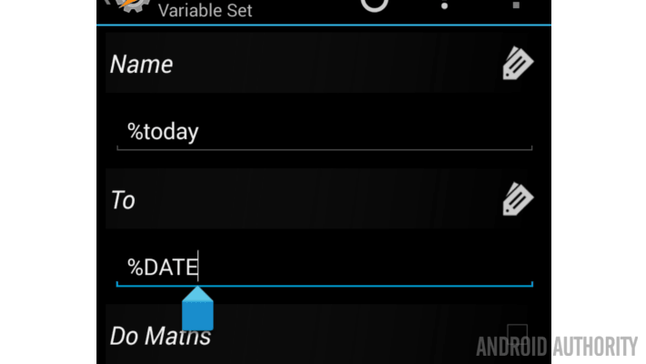 Tasker Task Variable today