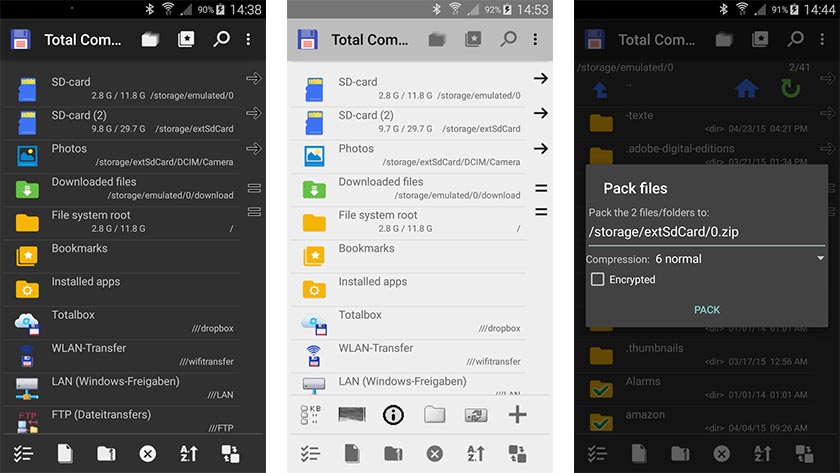 total commander best file manager apps for android