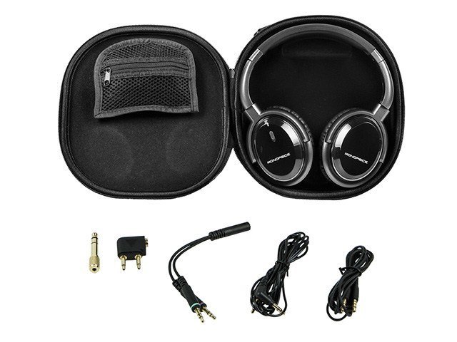 Monoprice 110010 Noise Cancelling Headphone with Active Noise Reduction Technology