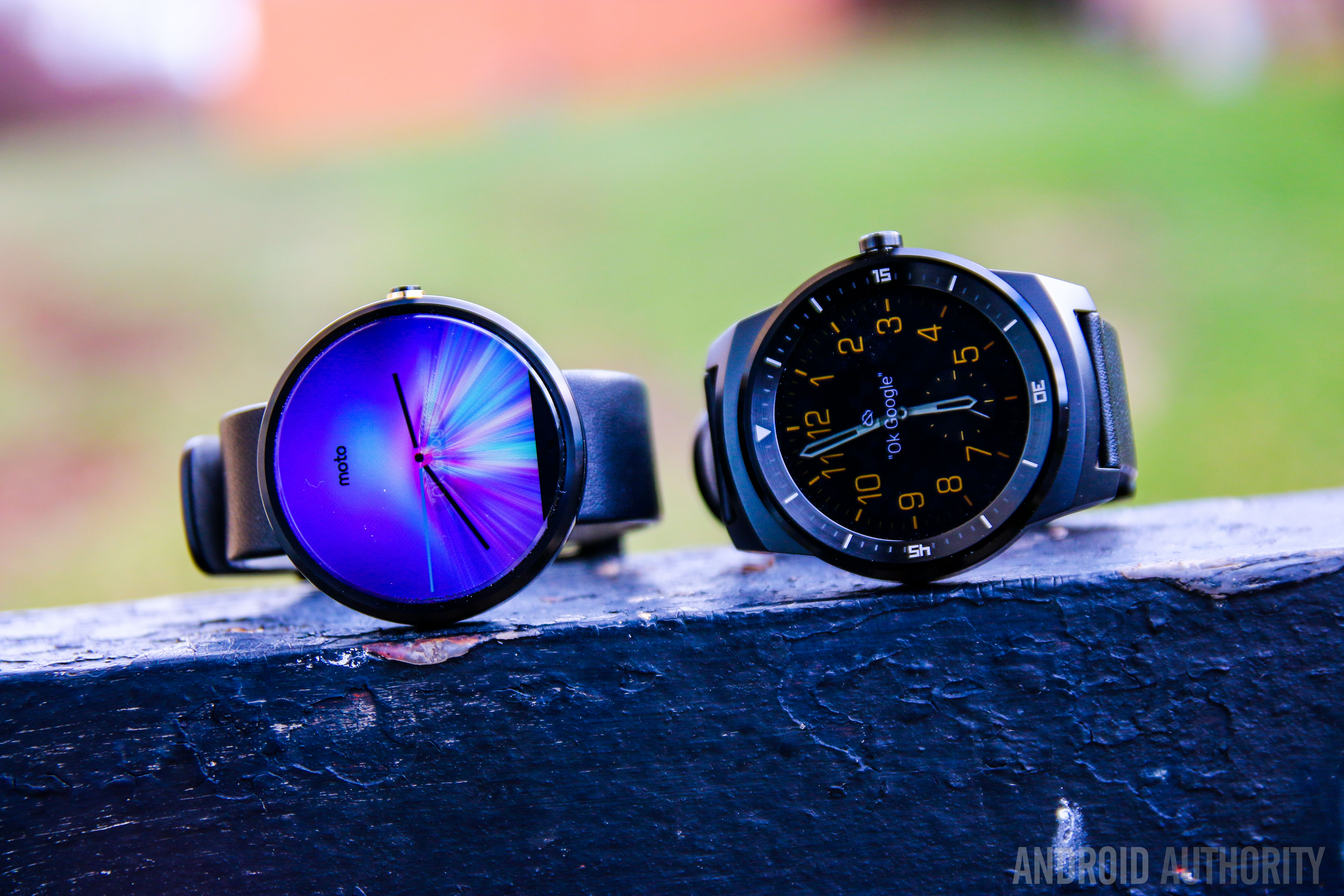 Moto 360 vs LG G Watch R-4