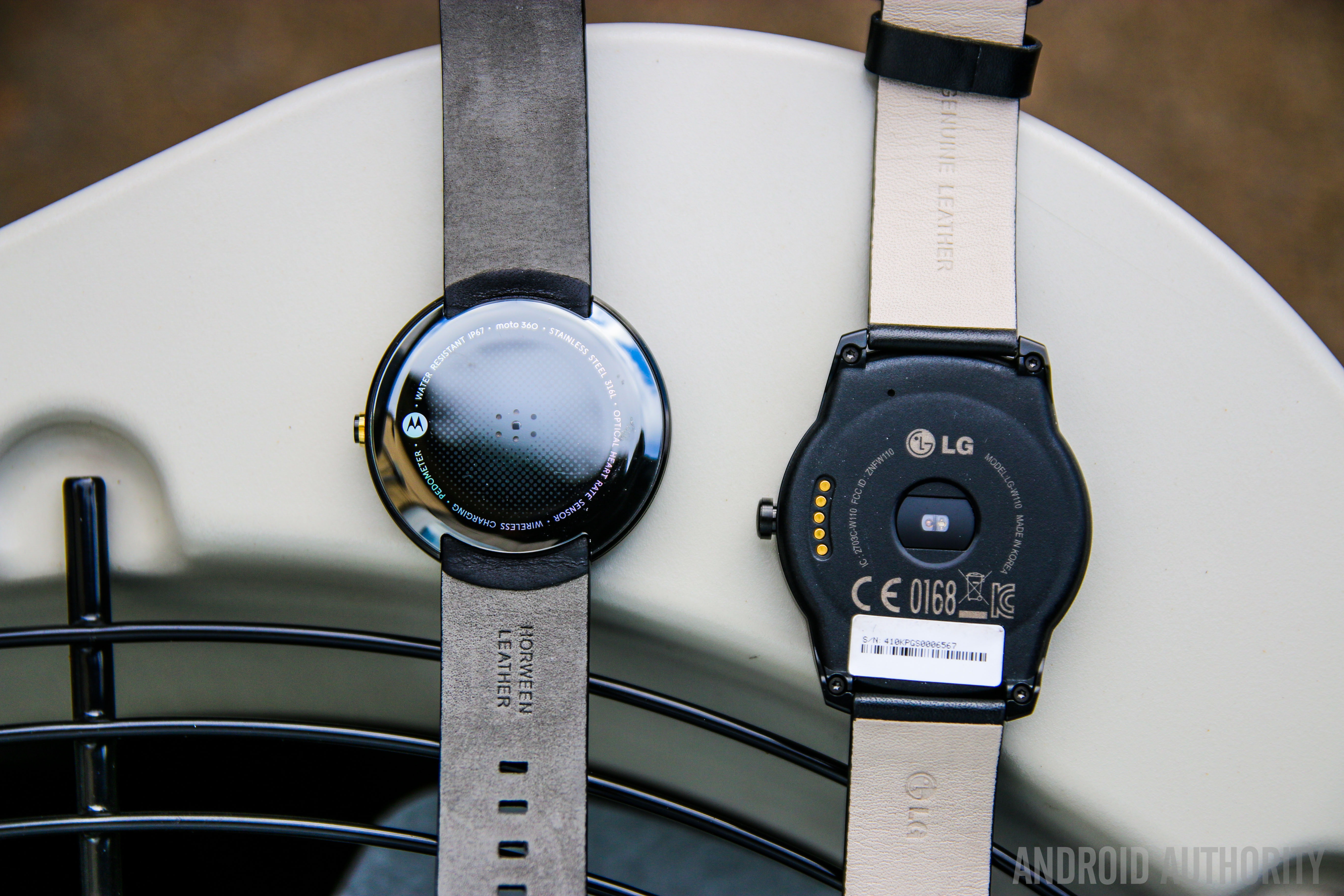 Moto 360 vs LG G Watch R-9