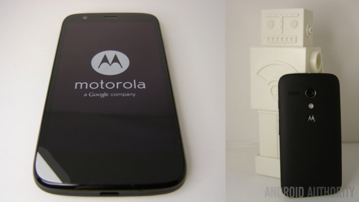 Moto G GPe with Robot aa