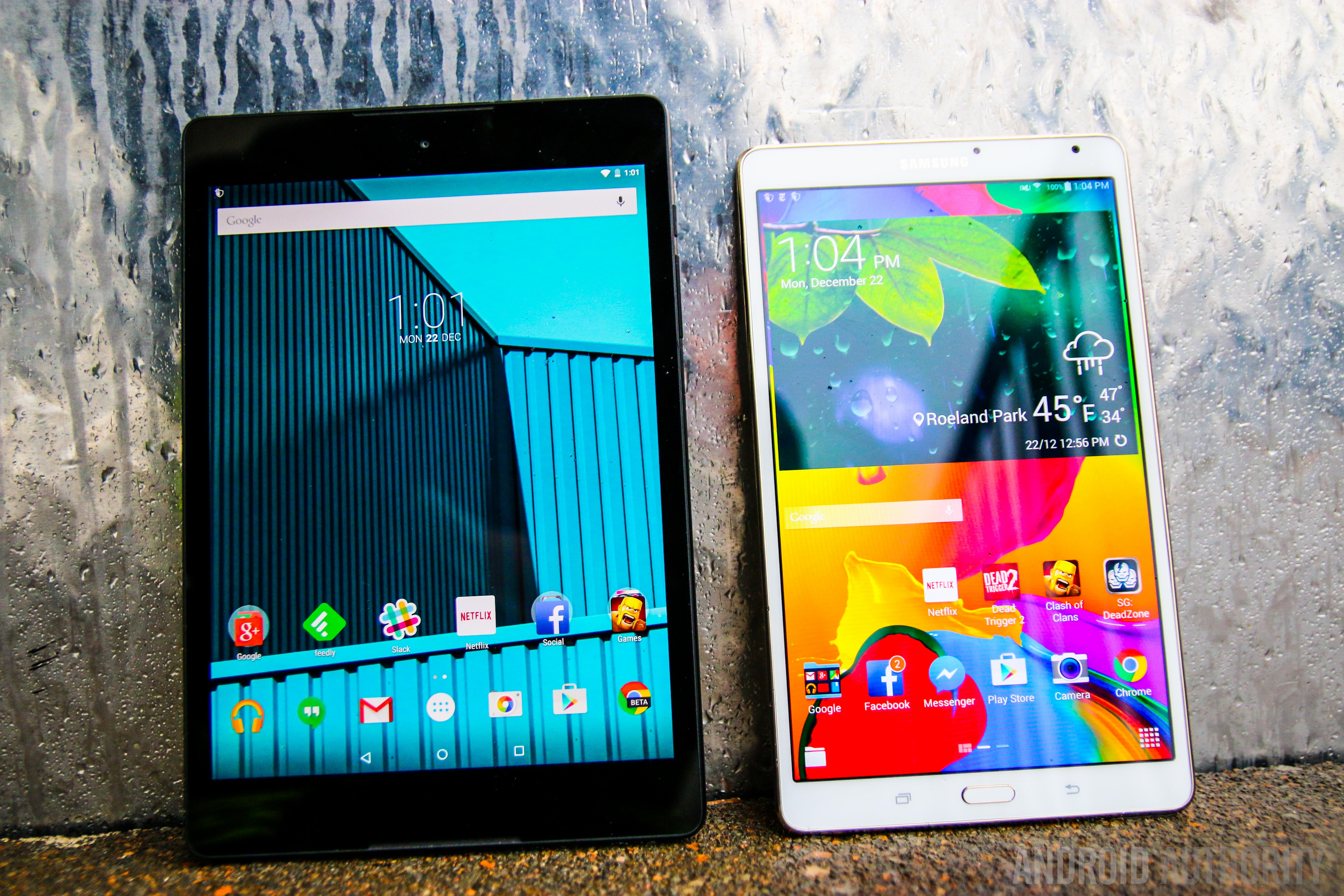 Nexus 9 Vs Samsung Galaxy Tab S 8.4-11