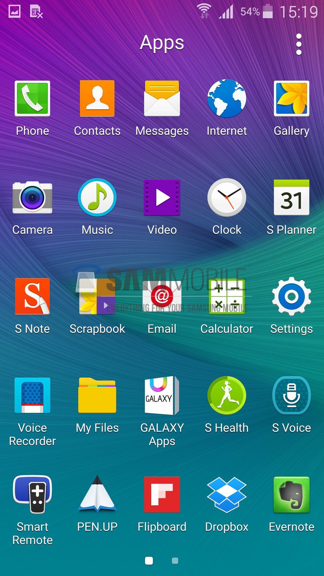 Note 4 Lollipop App Drawer