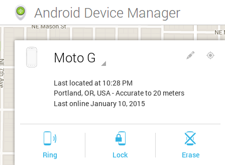 Android Device Manager tools