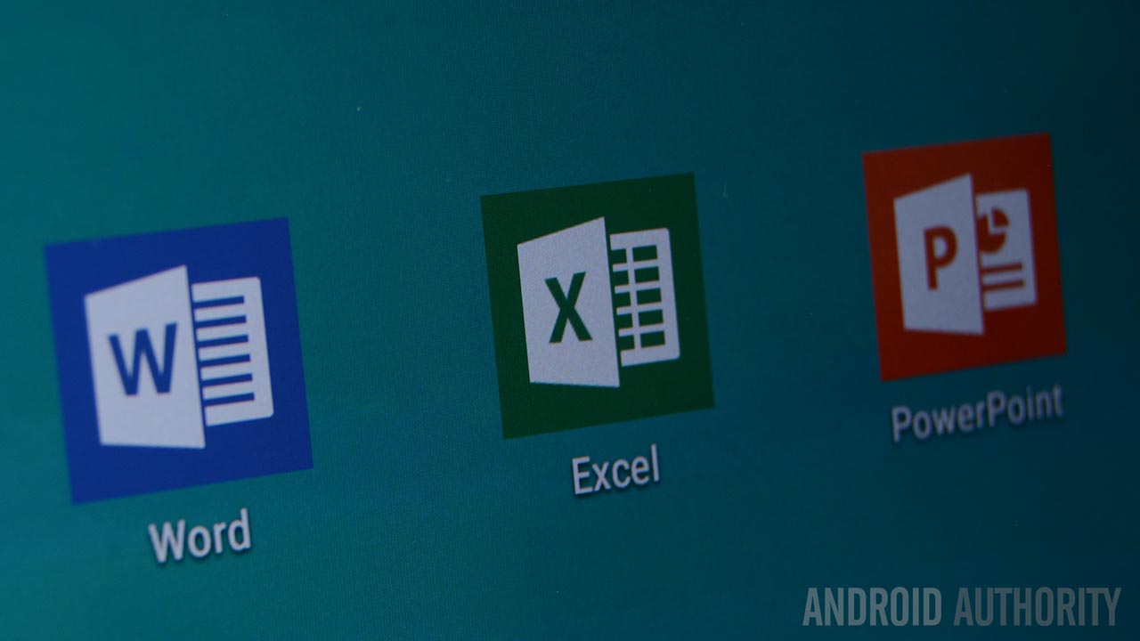 Microsoft Office icons