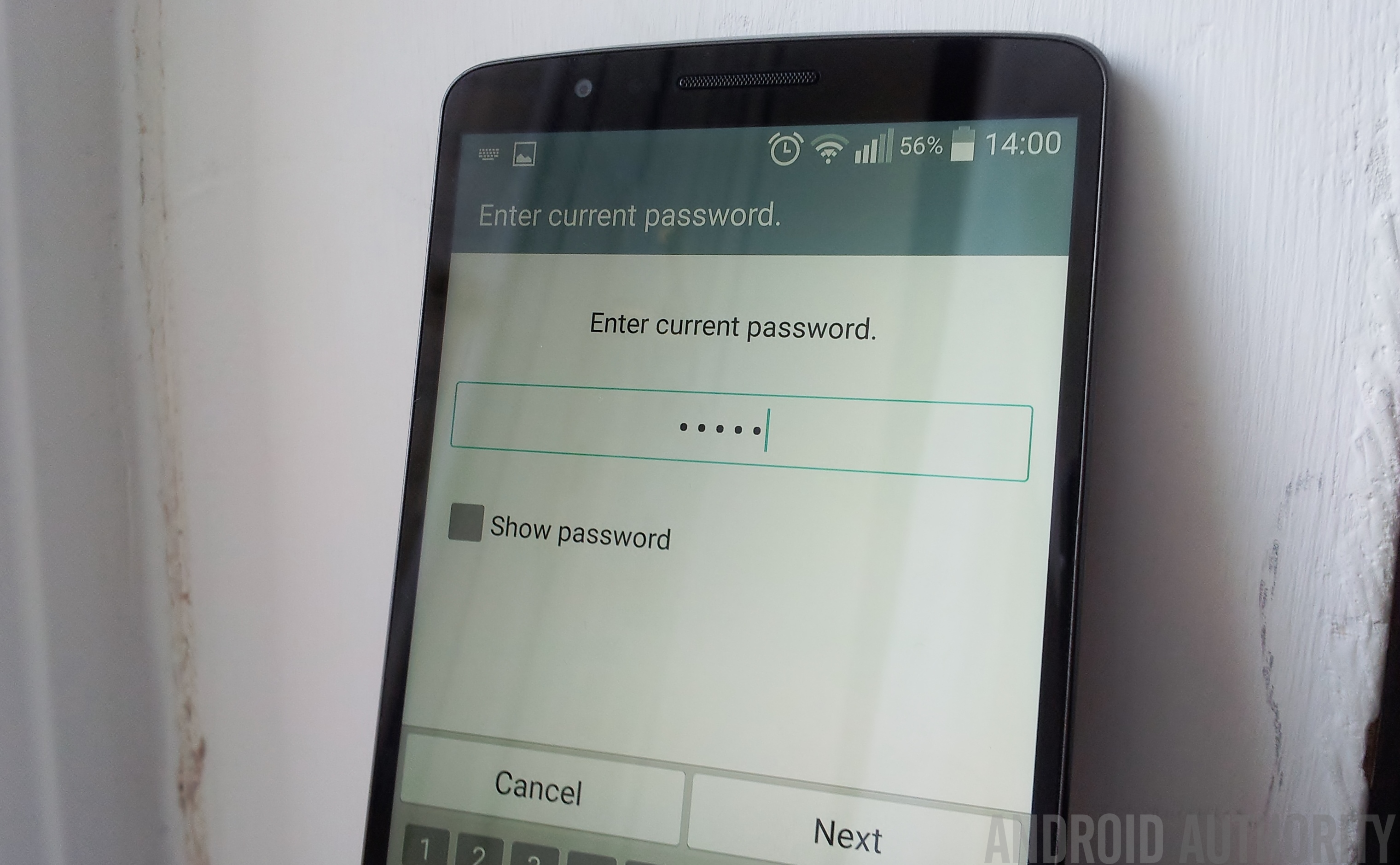 Password Protected Lockscreen