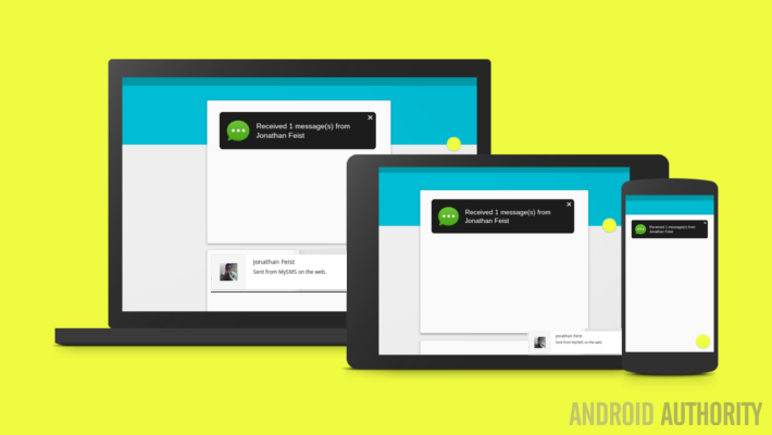 SMS from Android to PC and tablet