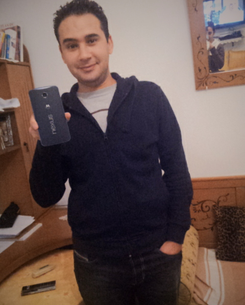 Ahmed winner of our Nexus 6 Giveaway!