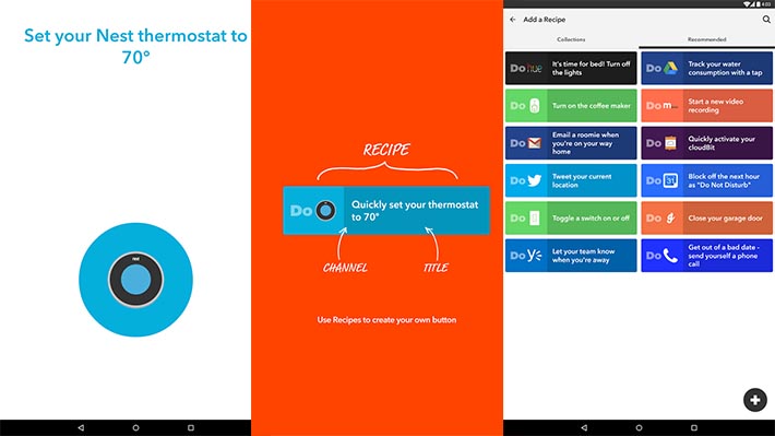 do button by ifttt android apps