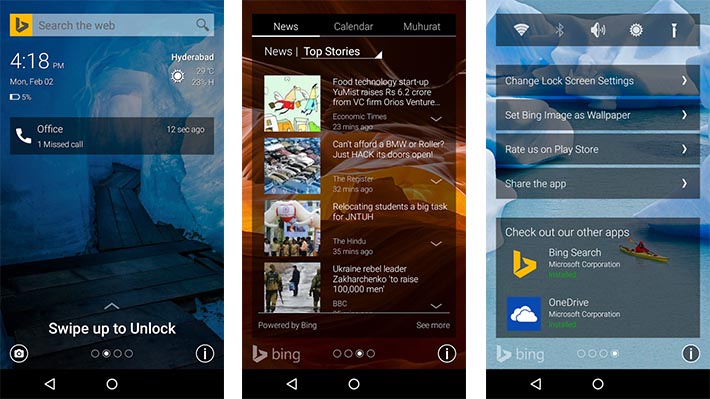 picturesque lock screen Android apps weekly