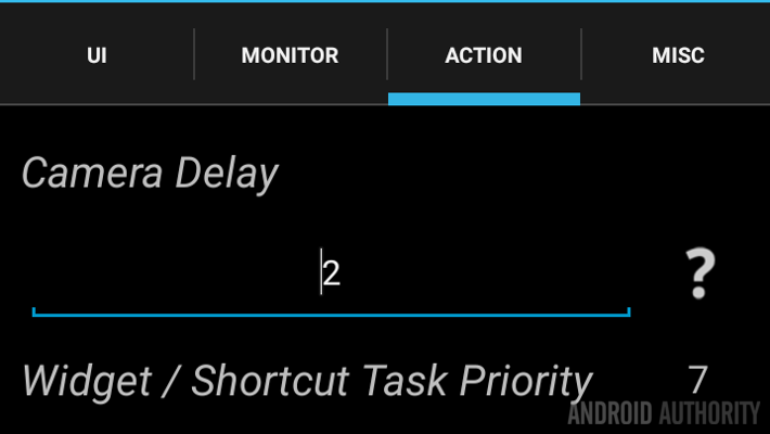 Tasker Preferences Camera Delay