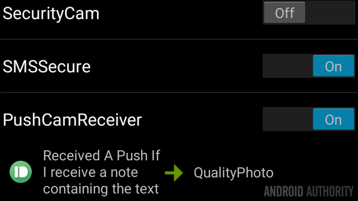 Tasker Profile Pushbullet camera receiver