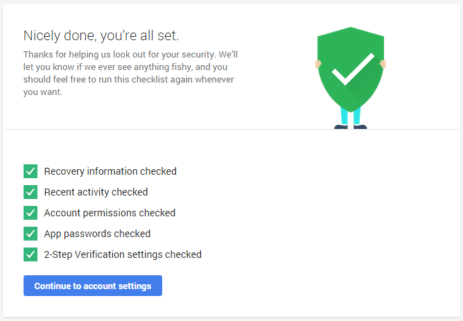 google security checkup