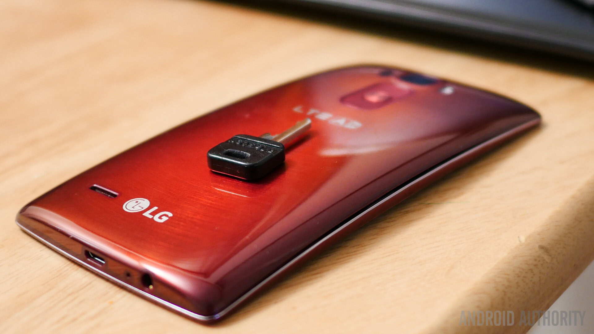 The LG G Flex 2 and its self-healing back.