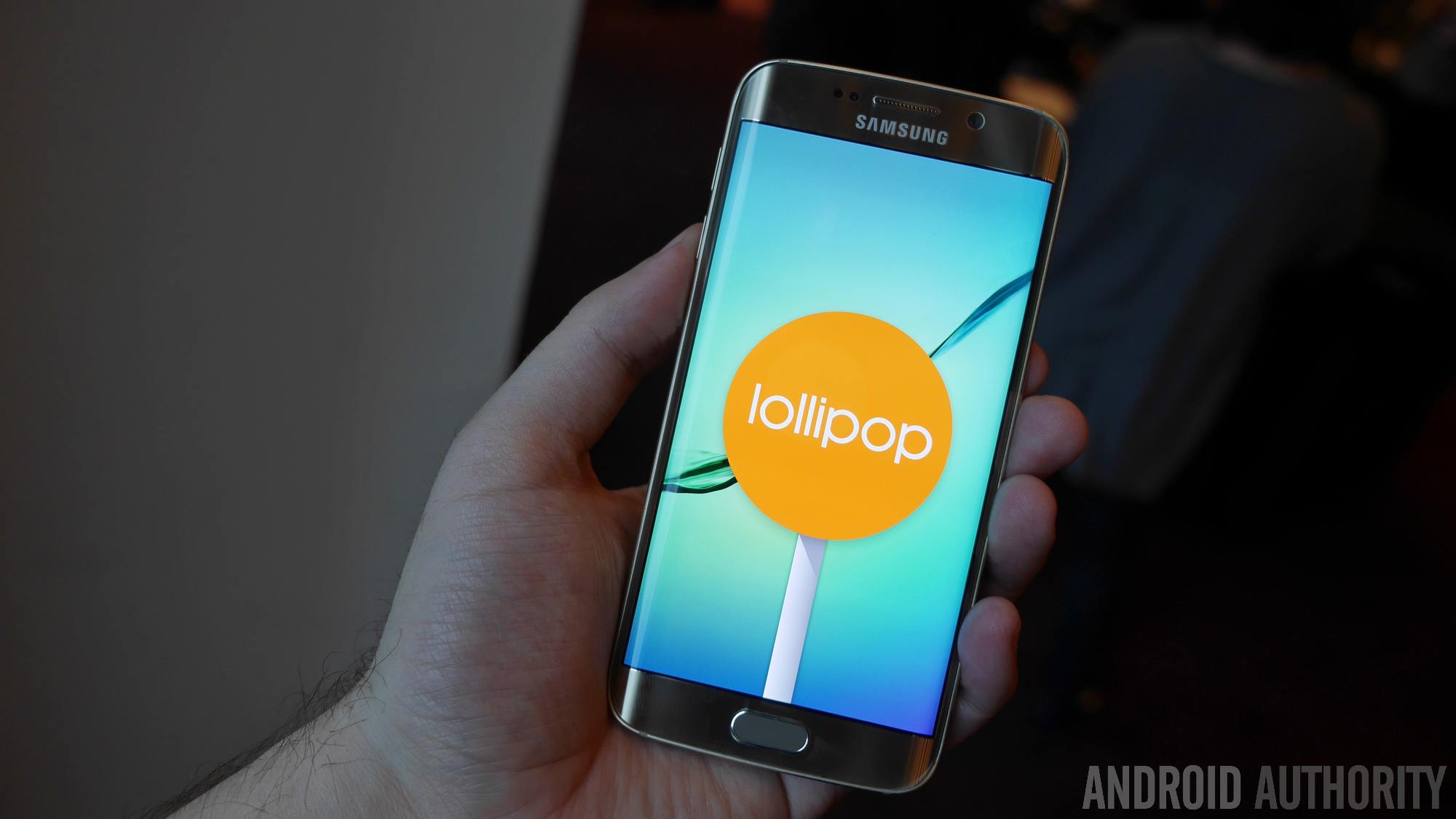 samsung galaxy s6 edge android lollipop logo aa 3