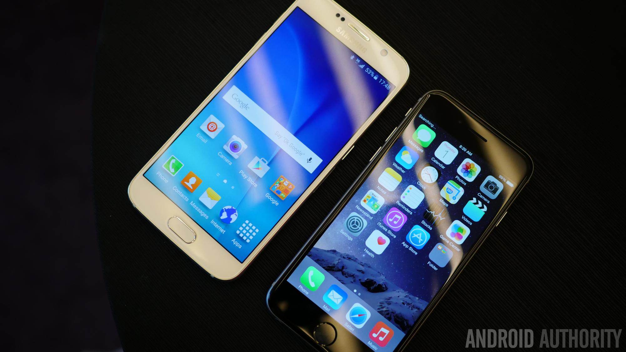 Samsung Galaxy S6 vs iPhone 6 quick look