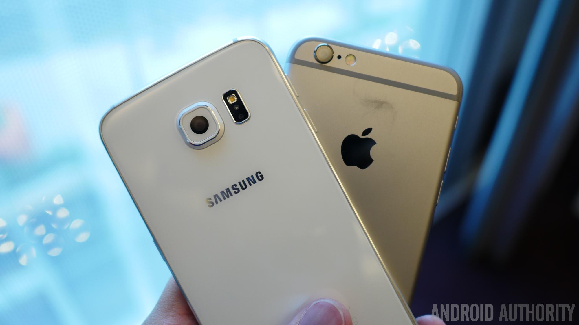 samsung galaxy s6 vs iphone 6 6
