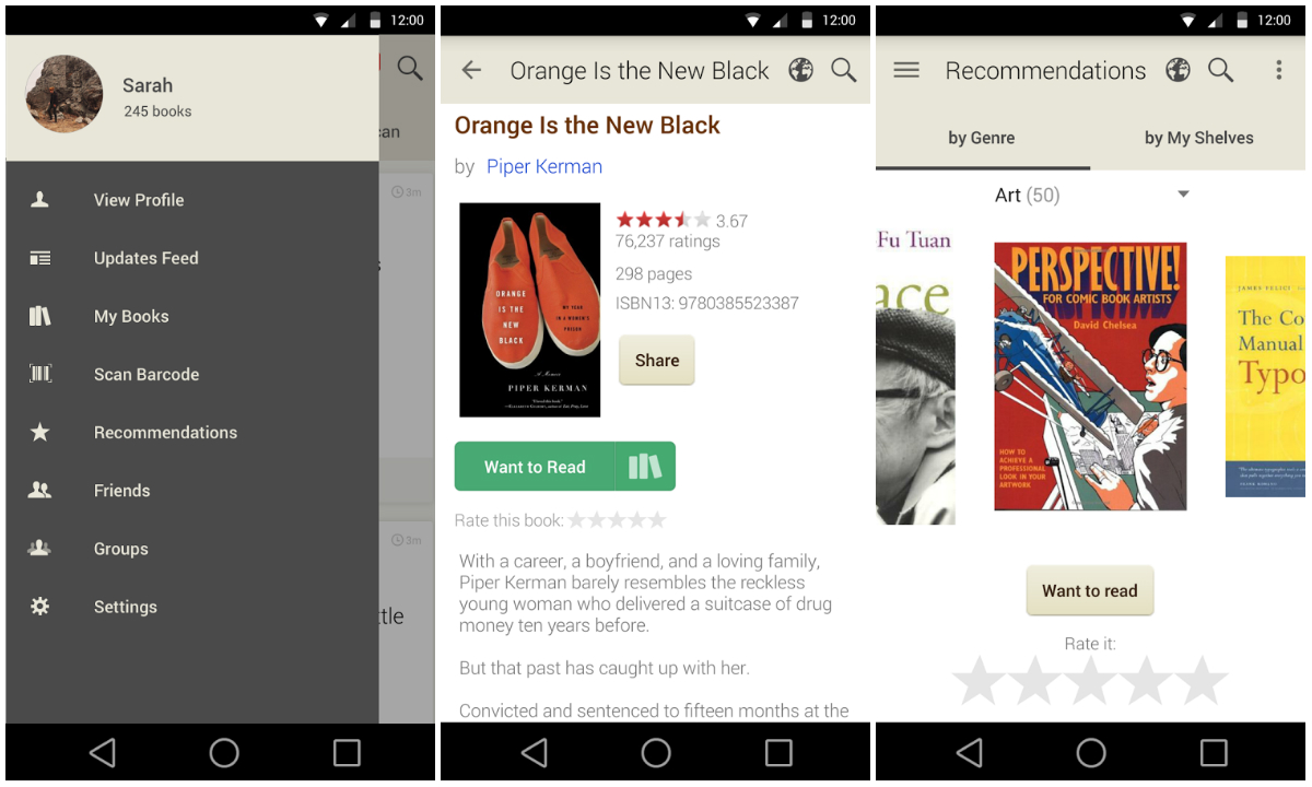 Goodreads Android Apps Weekly
