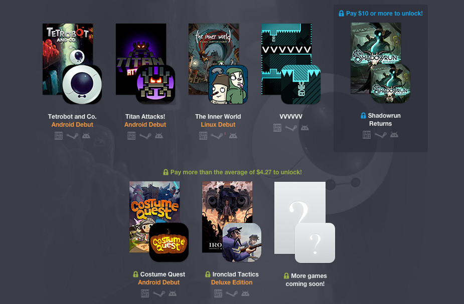 Humble Bundle PC and Android
