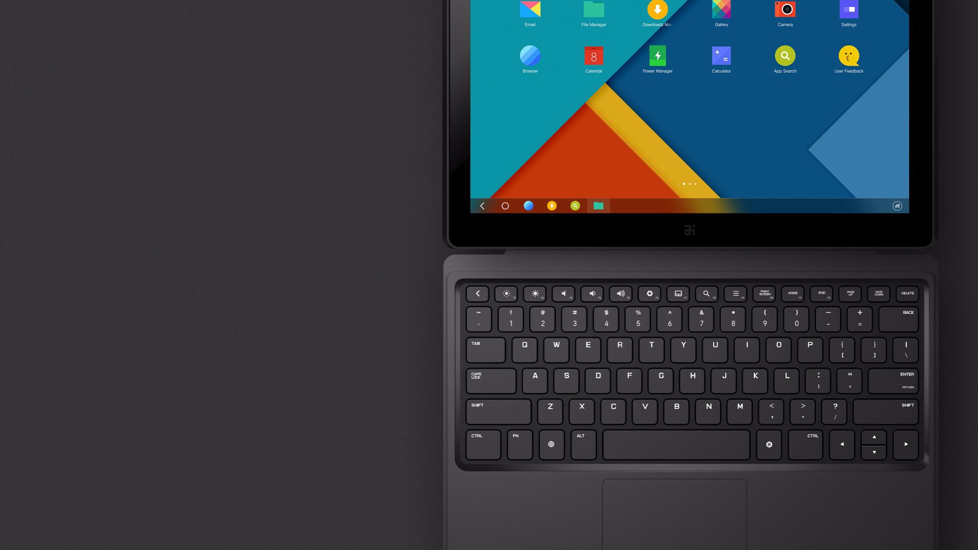 Jide Remix Ultra Surface tablet keyboard