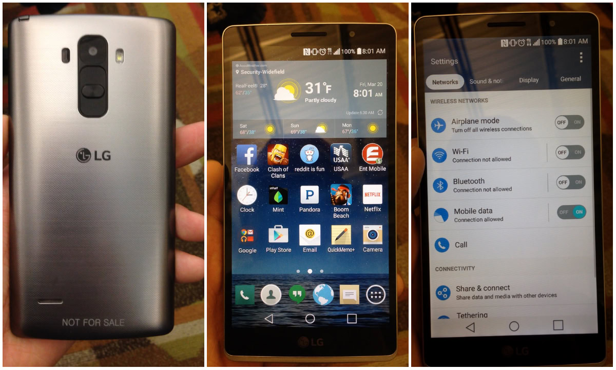 LG G4 leak