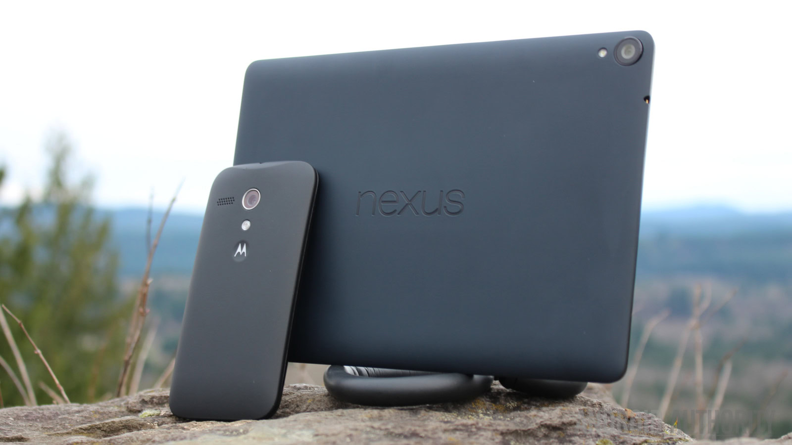 Moto G Nexus 9 cliff