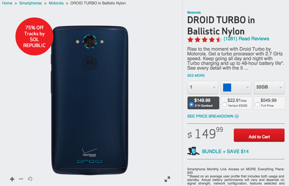 Verizon Droid turbo