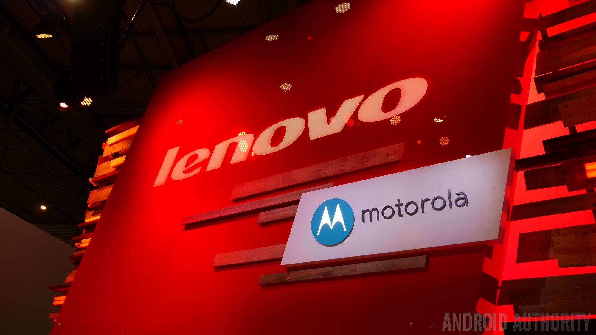 Lenovo and Motorola logos