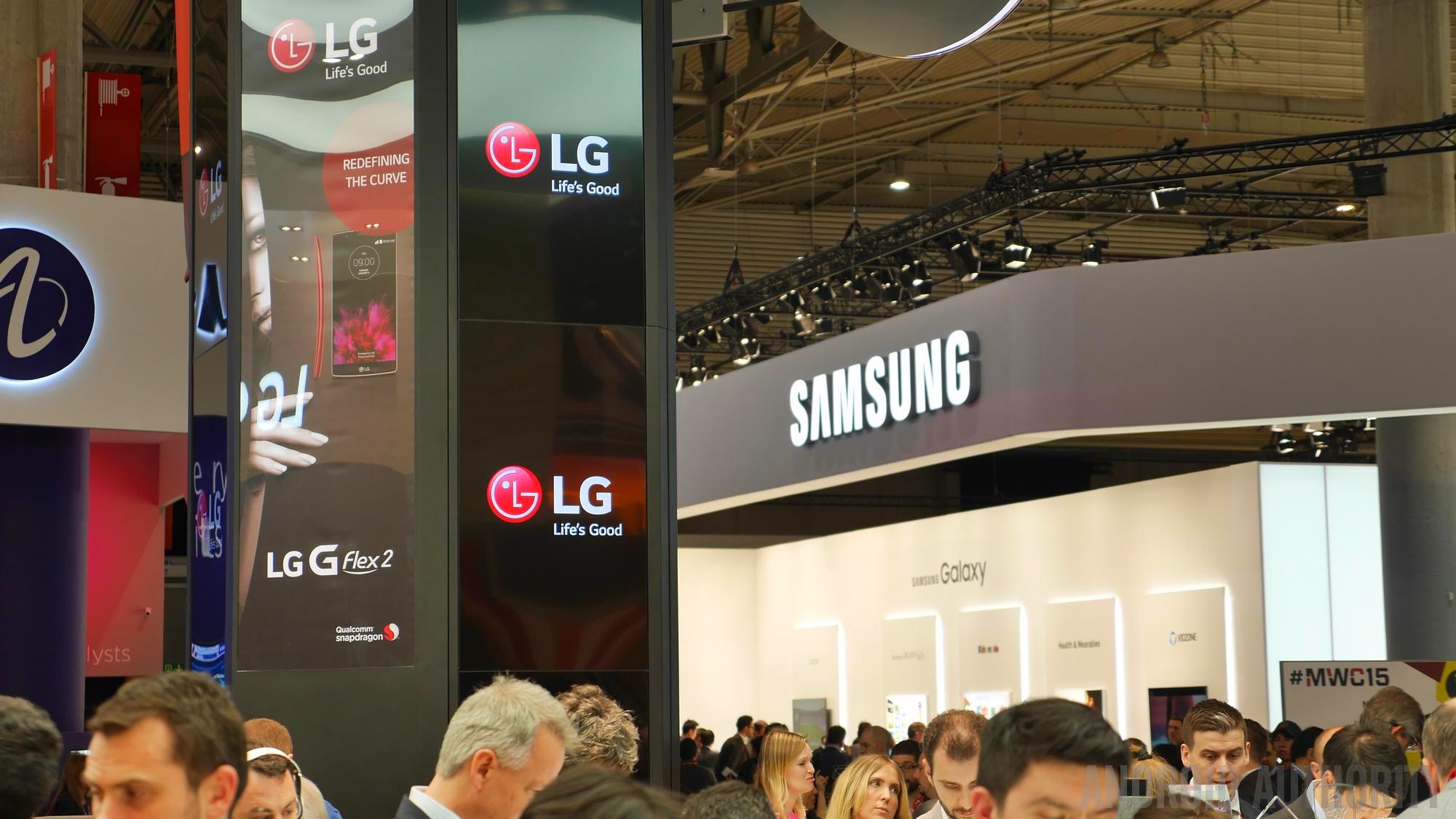 lg samsung logo mwc 2015