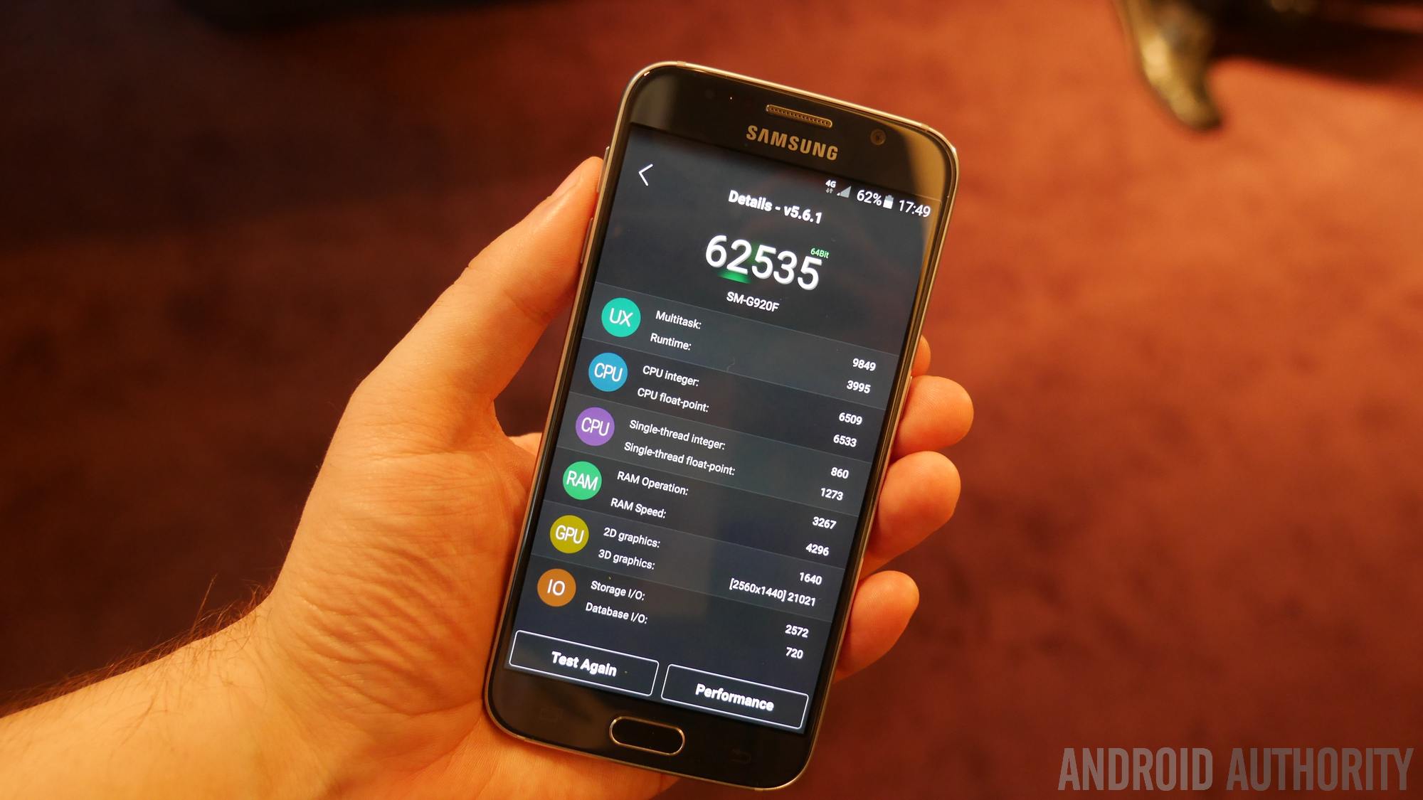 samsung galaxy s6 antutu benchmark