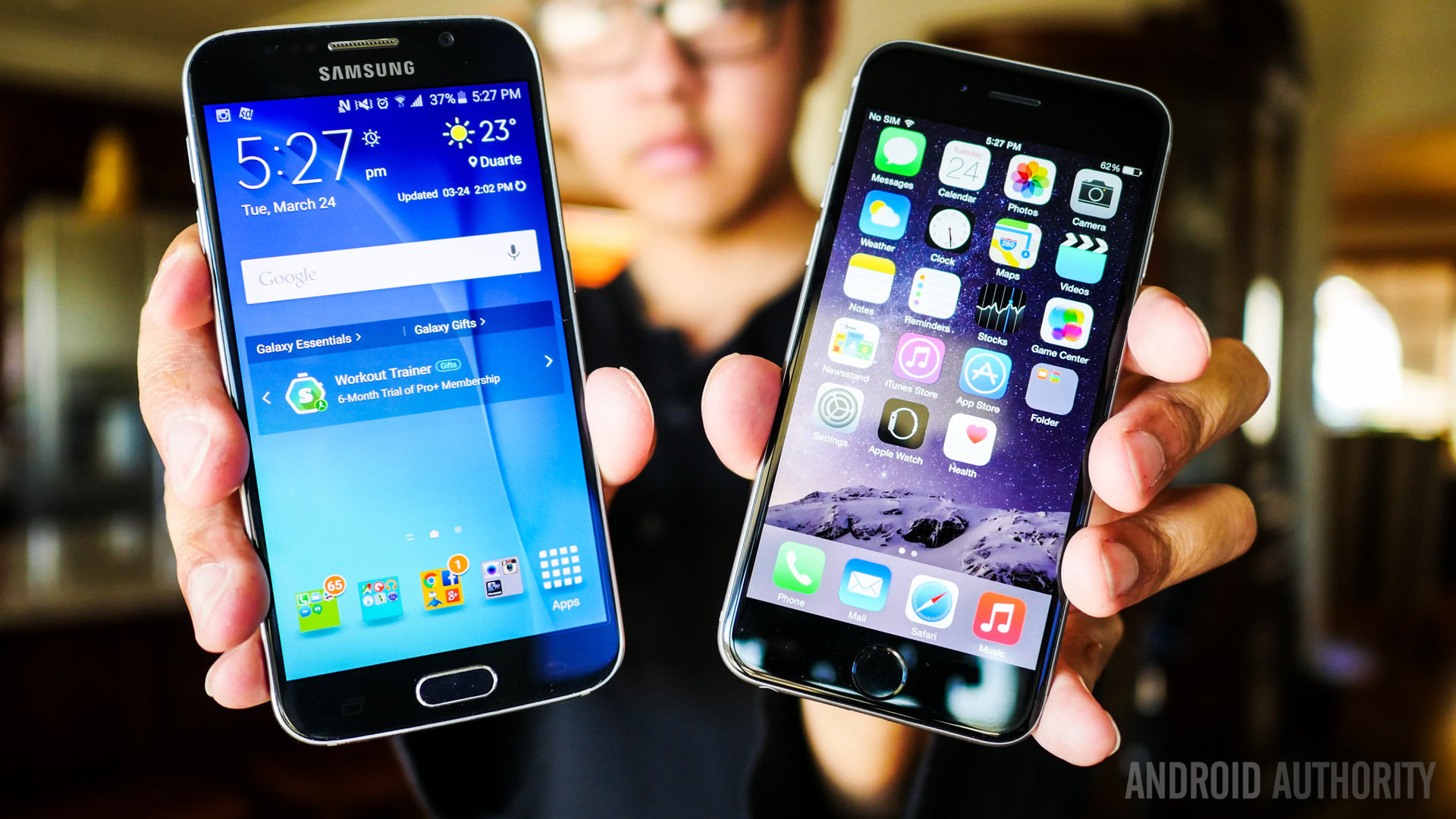 Samsung Galaxy S6 vs iPhone 6 /Plus