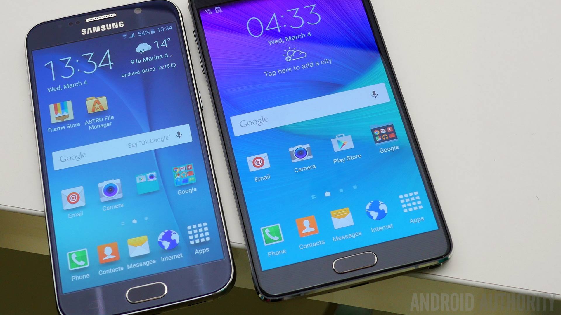 samsung galaxy s6 vs note 4 aa 11