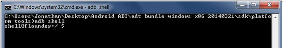 Android ADB shell