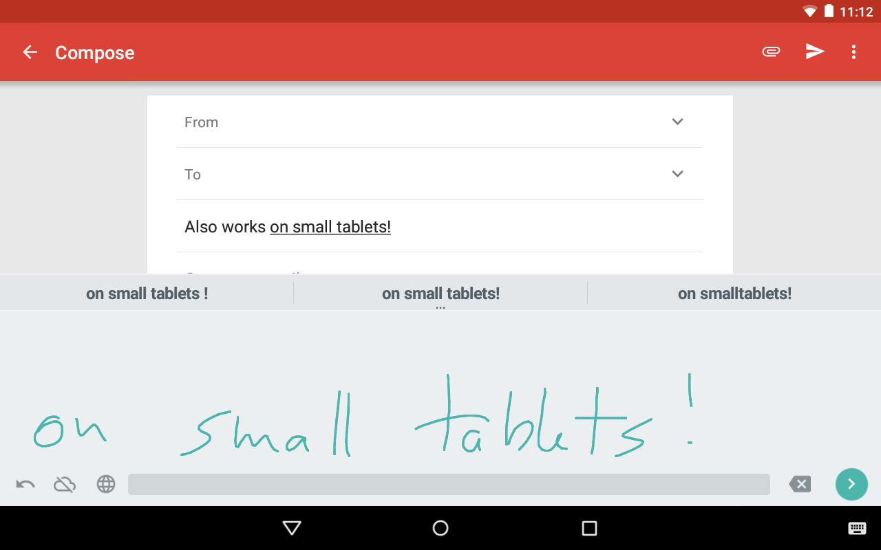 google handwriting input android apps
