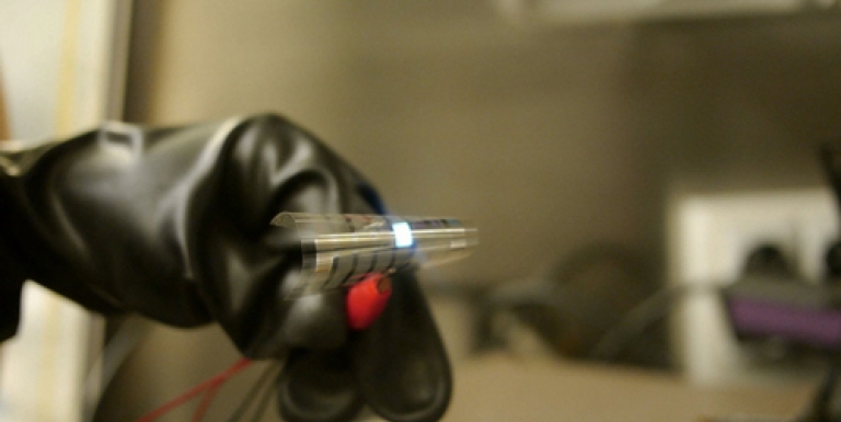 Highly-flexible OLED electrode