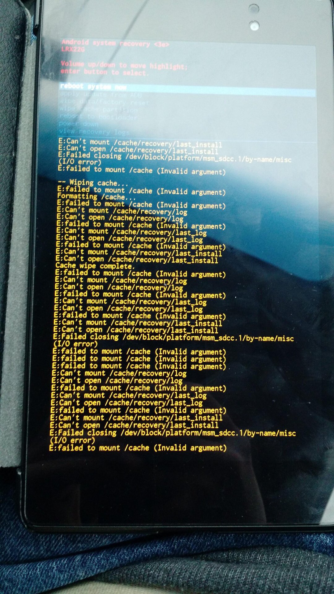 Nexus 7 2013 Bricked