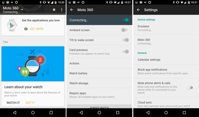 Android Wear companion app gets big update, ahead of new firmware