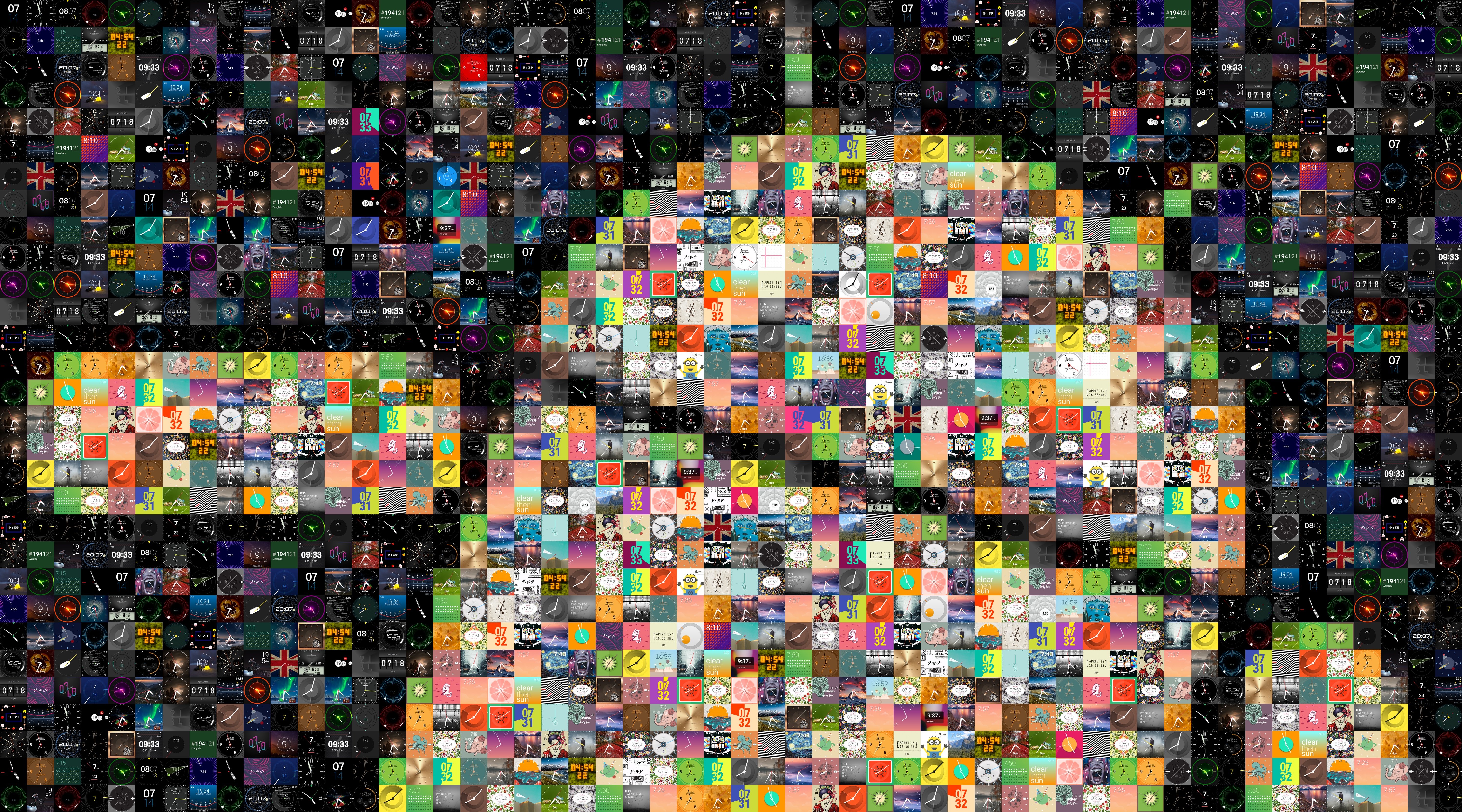 Android Wear mosaic