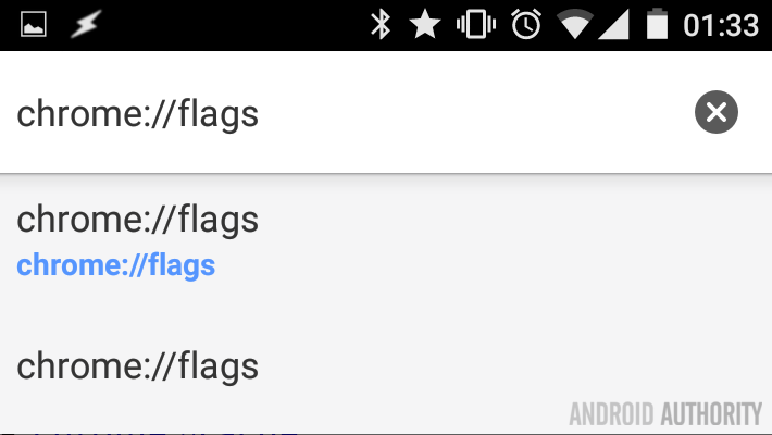 Chrome Flags URL