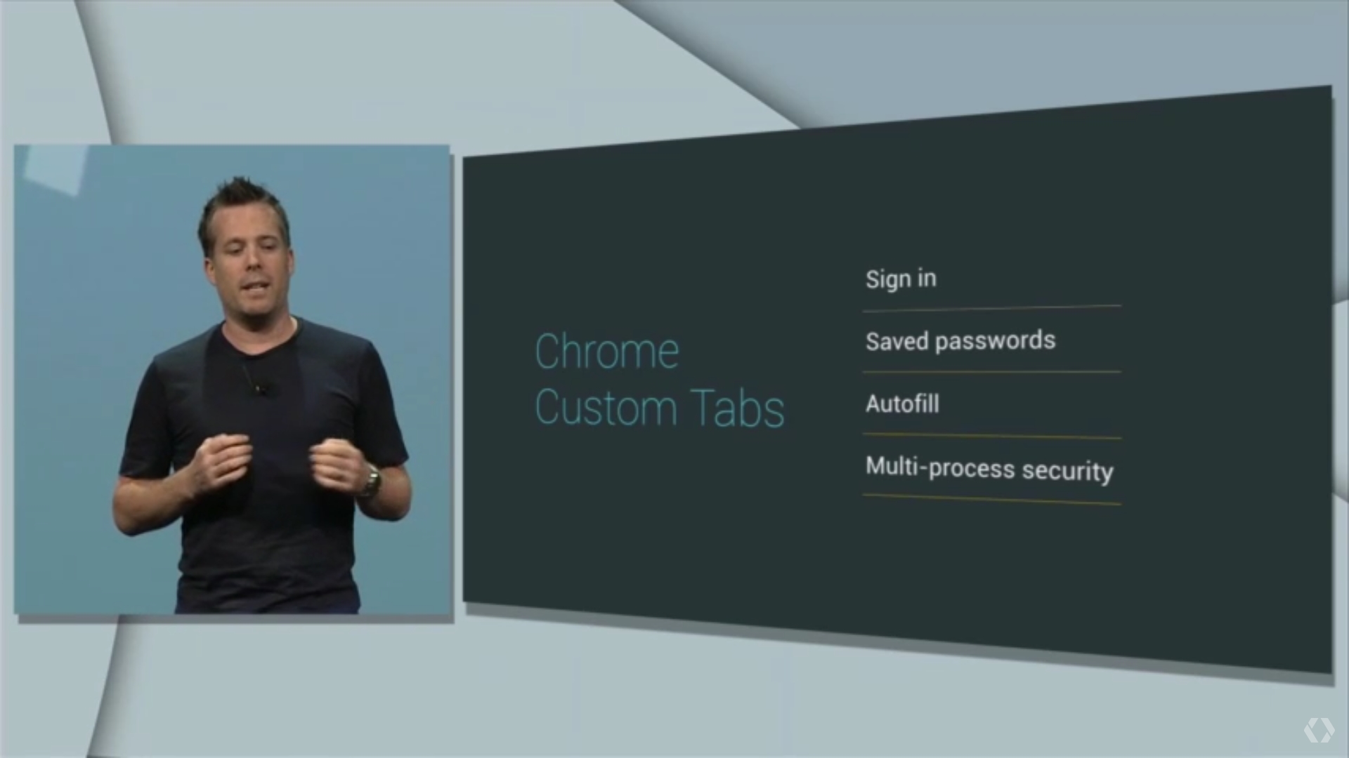 Google IO 2015 Dave Burke Chrome Custom Tabs