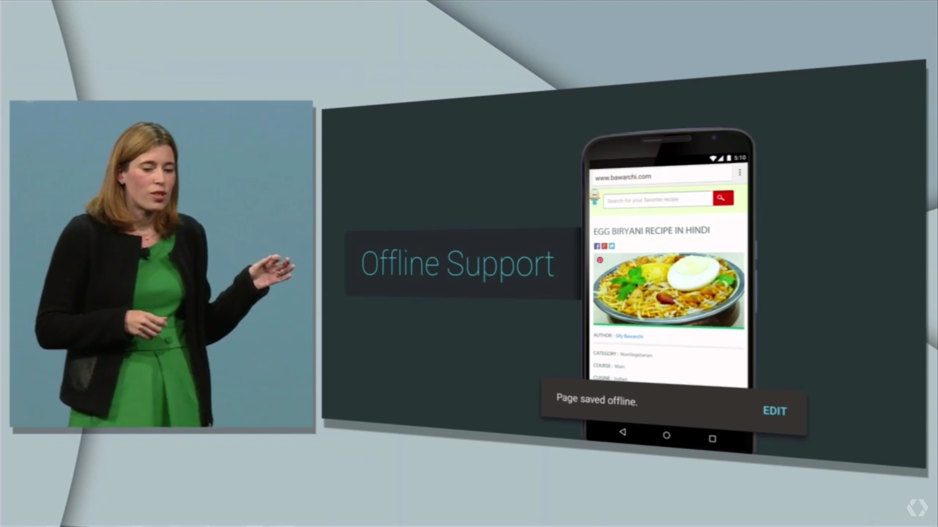 Google IO 2015 offline support