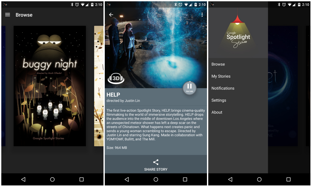 Google Spotlight Stories Android Apps Weekly